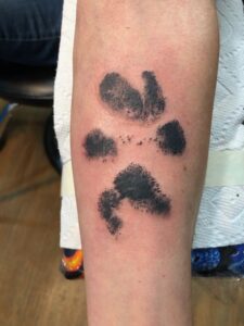 Dog Paw Print Octopus Ink Tattoos Octopus Ink Tattoos